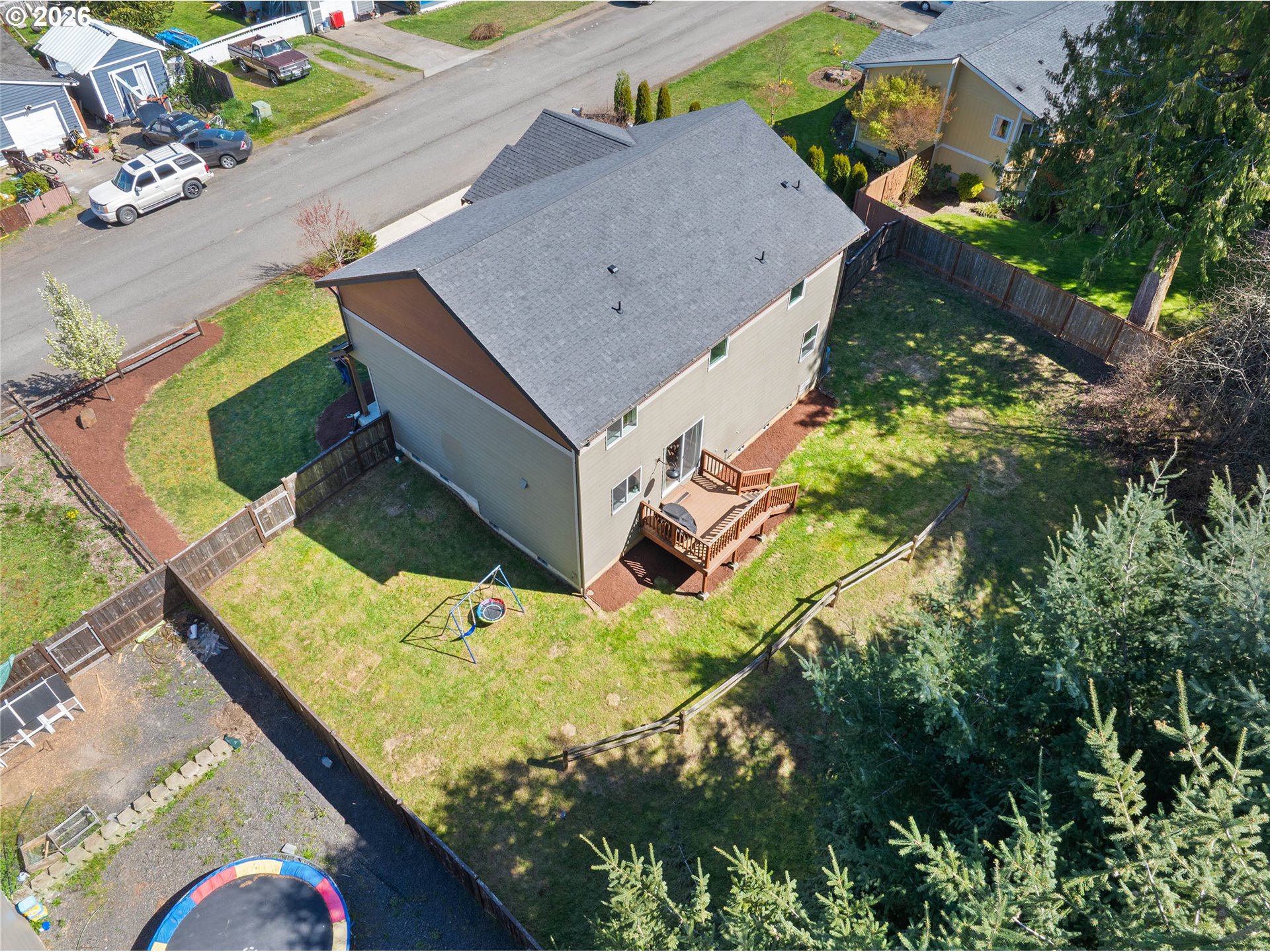 204 St Helens Way Winlock, WA 98596 - Photo 32 of 42 an aerial view of houses with yard
