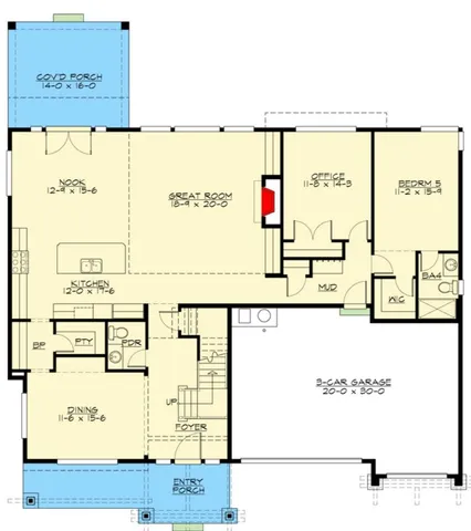 a picture of a floor plan