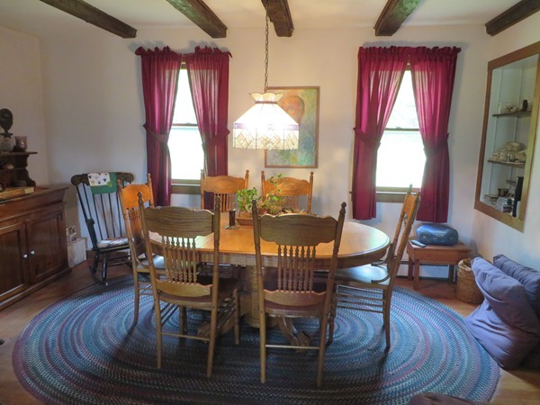 13 West Branch Road Heath, MA 01340 - Photo 12 of 28 a view of a dining room with furniture window and wooden floor