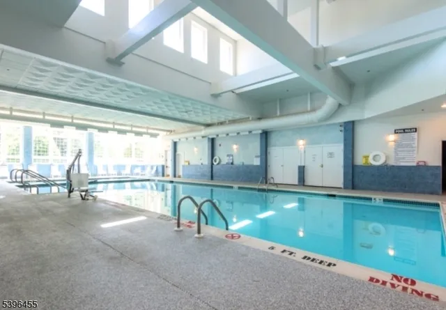 a view of a indoor swimming pool