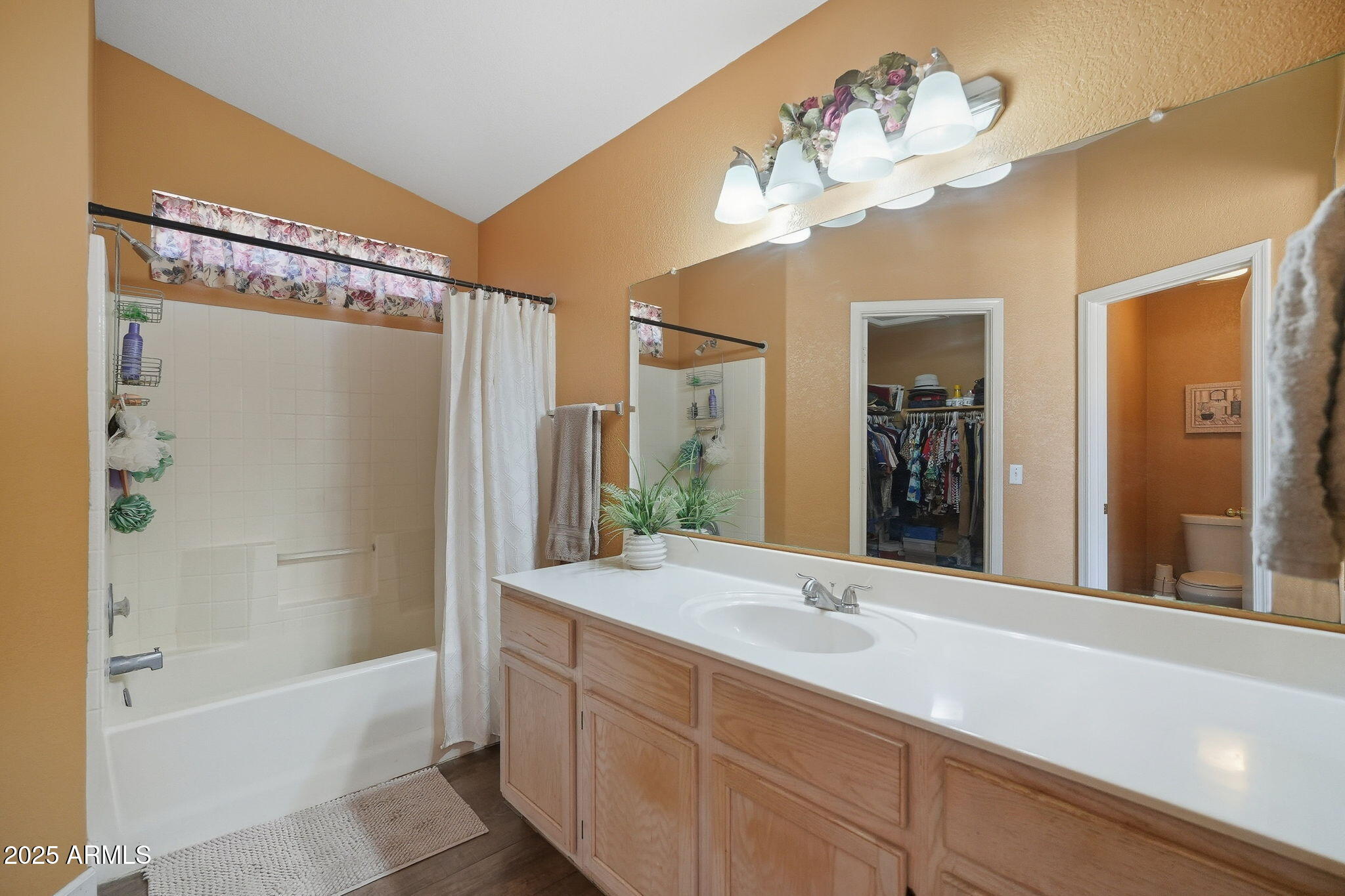 8730 West Ocotillo Road Glendale, AZ 85305 - Photo 33 of 58 a bathroom with a bathtub a sink and a mirror