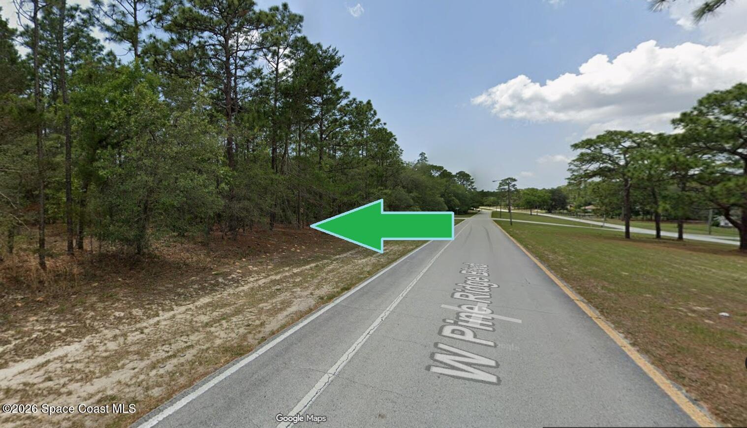 1546 West Pine Ridge Boulevard Beverly Hills, FL 34465 - Photo 1 of 4 a view of a street with a yard