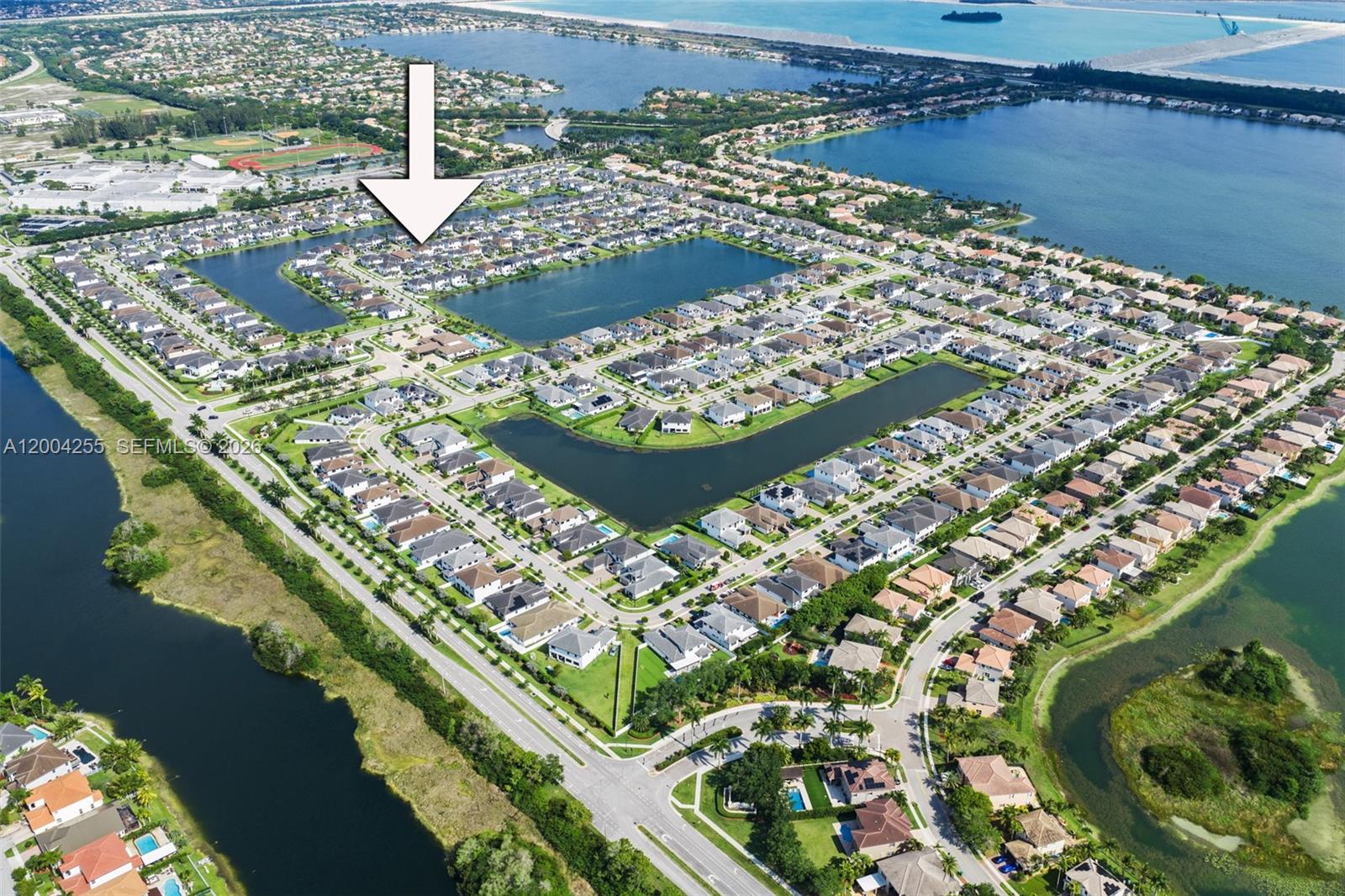 4366 Southwest 174th Avenue Miramar, FL 33029 - Photo 38 of 42 view of a lake
