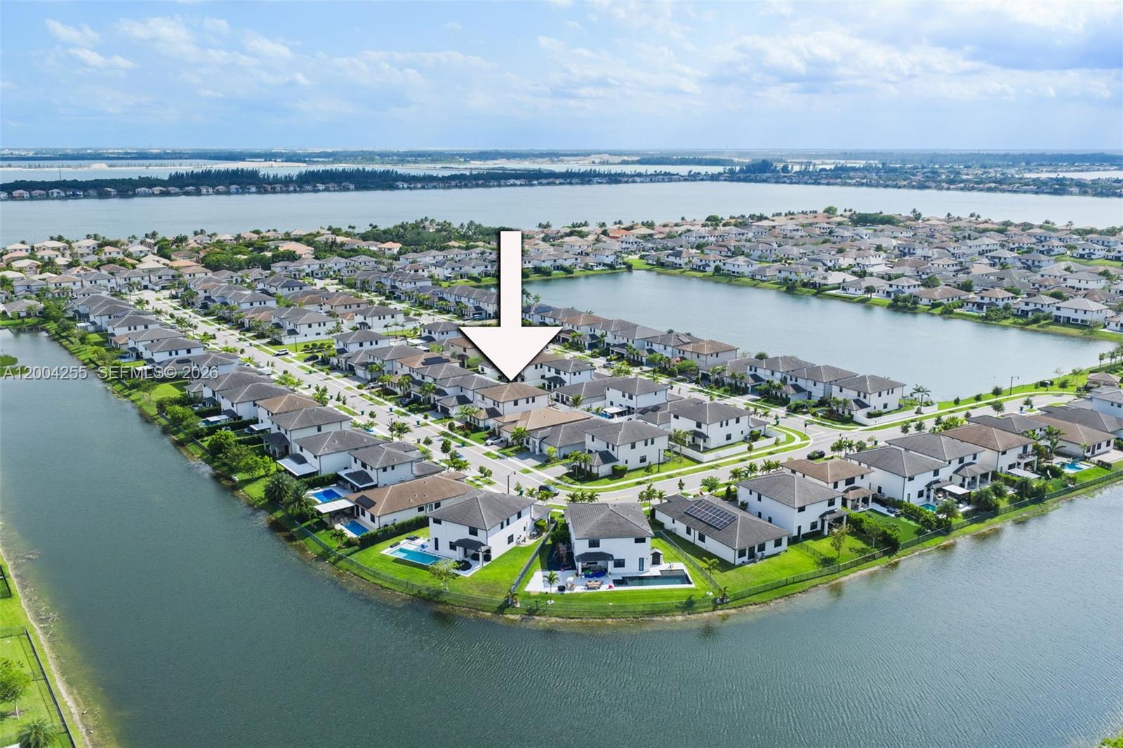 4366 Southwest 174th Avenue Miramar, FL 33029 - Photo 39 of 42 a view of a lake with a city