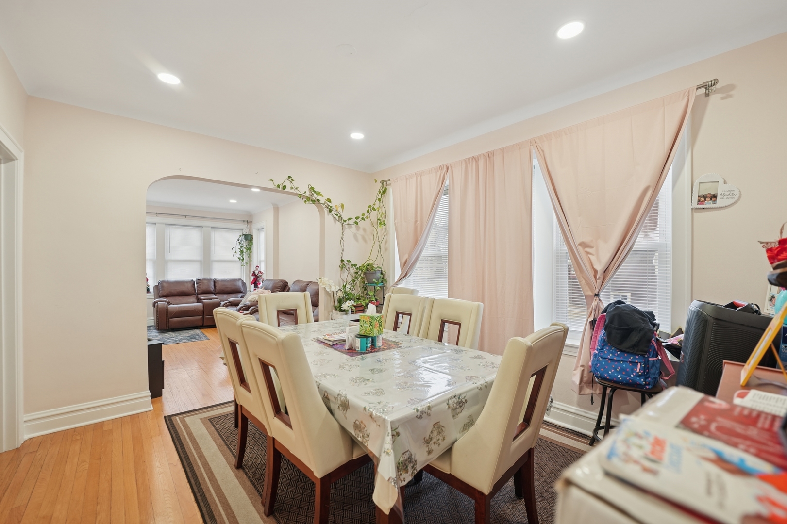 4954 West Byron Street Chicago, IL 60641 - Photo 16 of 25 a view of a dining room with furniture window and outside view