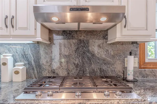 a close view of appliances