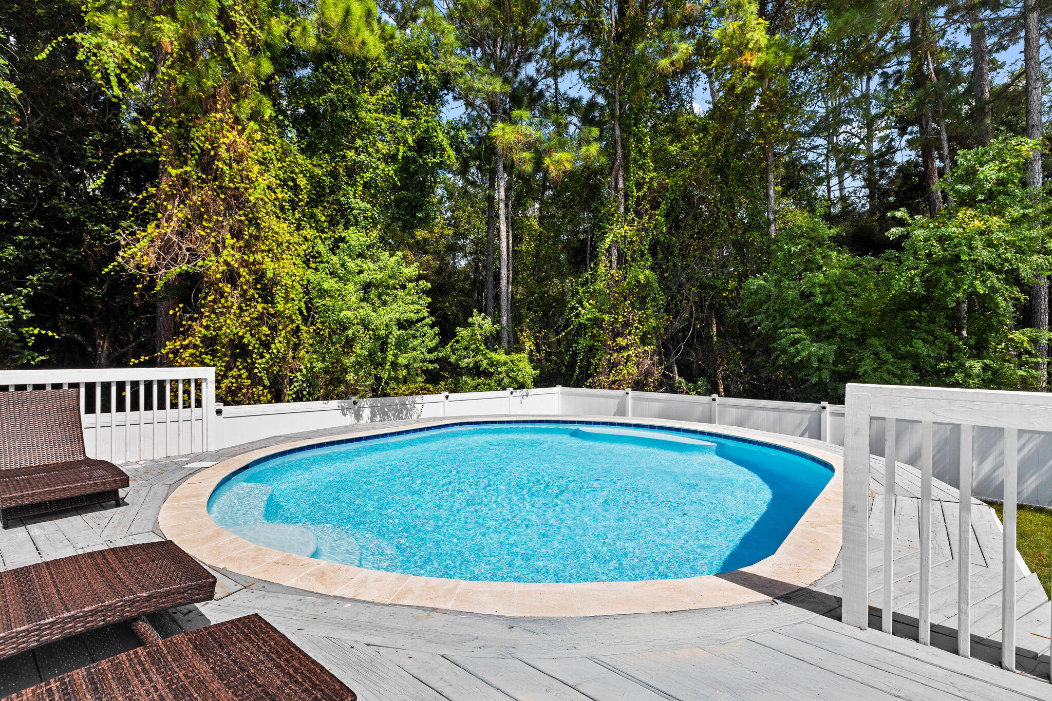 429 Montigo Avenue Santa Rosa Beach, FL 32459 - Photo 19 of 62 a view of a swimming pool with a patio