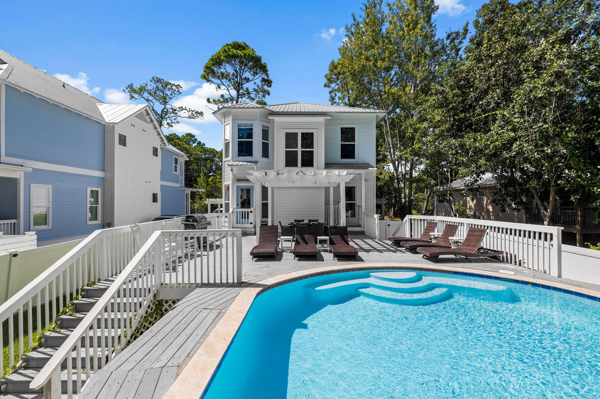 429 Montigo Avenue Santa Rosa Beach, FL 32459 - Photo 22 of 62 a view of a house with backyard and sitting area
