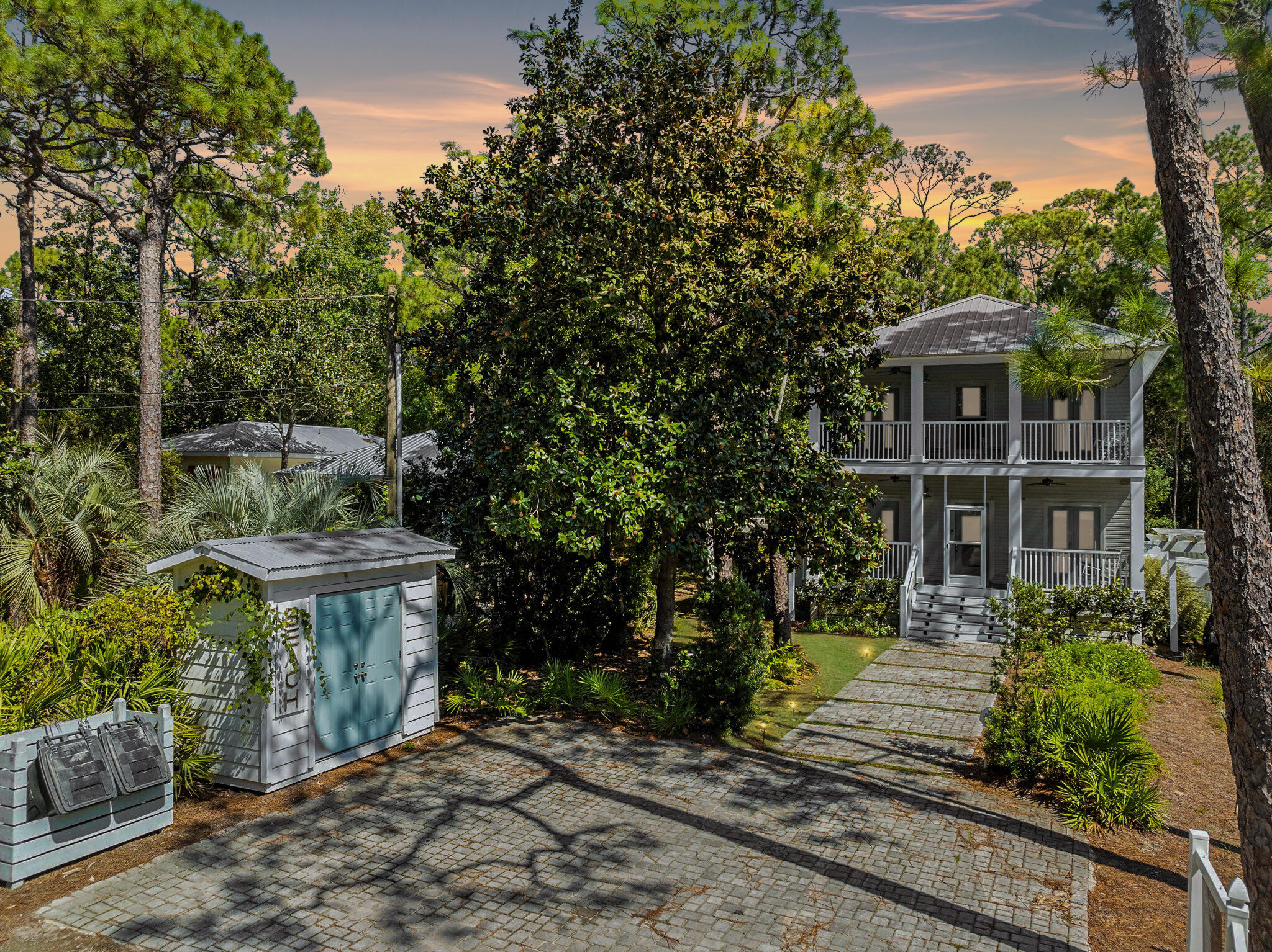 429 Montigo Avenue Santa Rosa Beach, FL 32459 - Photo 45 of 62 a front view of a house with a yard