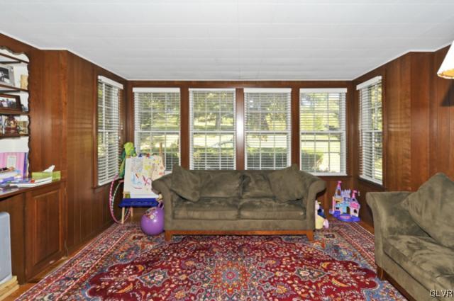 100 Springfield Drive Bangor, PA 18013 - Photo 13 of 39 a living room with furniture and a floor to ceiling window
