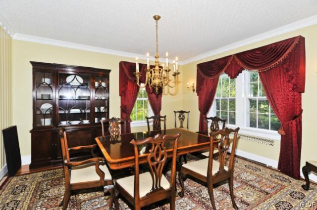 100 Springfield Drive Bangor, PA 18013 - Photo 22 of 39 a view of a dining room with furniture window and outside view