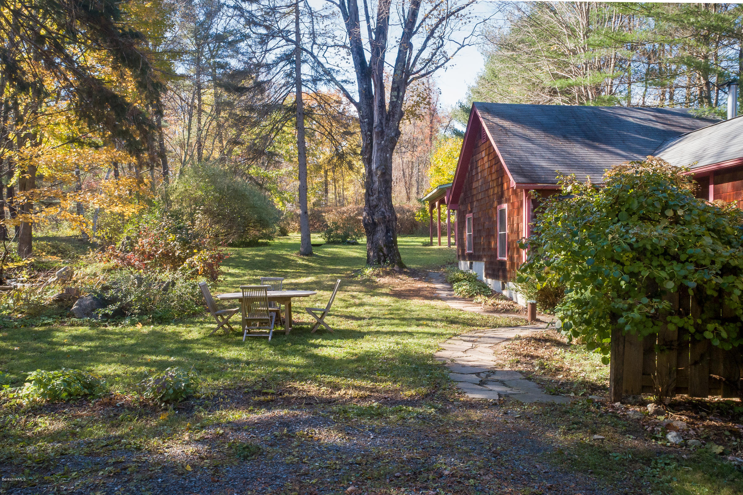 11 Mill Road Egremont, MA 01230 - Photo 2 of 16 11 Mill view into yard