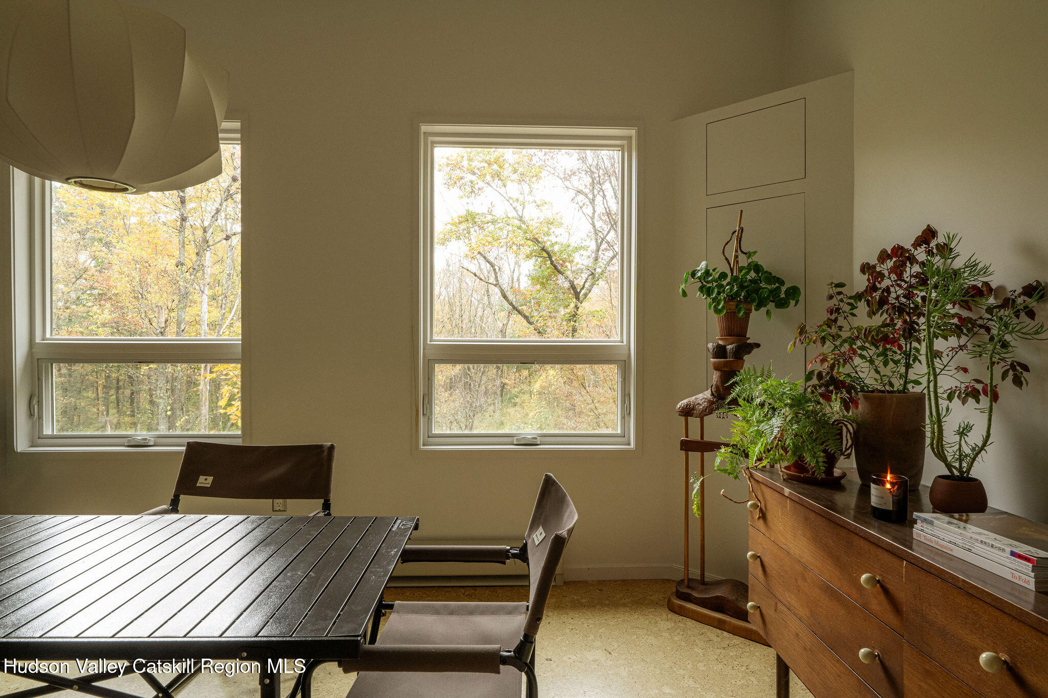 41 Hickory Hill Road Kerhonkson, NY 12446 - Photo 13 of 35 a bedroom with a bed table flowerpot and window