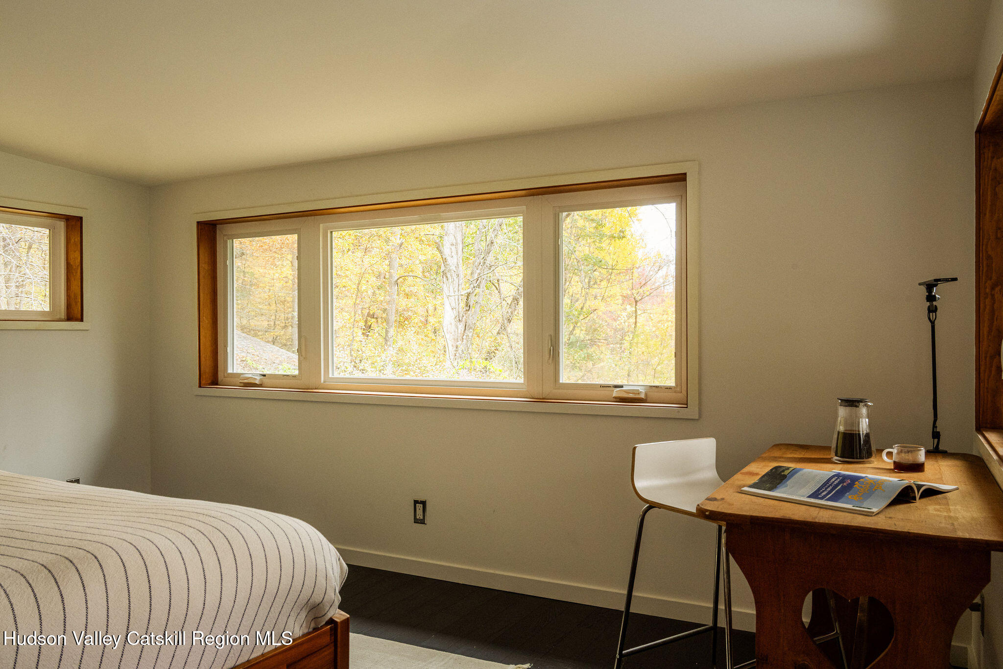 41 Hickory Hill Road Kerhonkson, NY 12446 - Photo 19 of 35 a bedroom with a window and a table