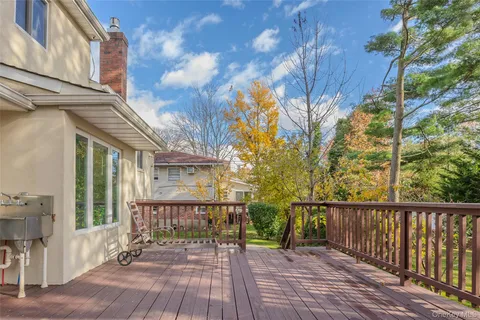 a view of a wooden fence