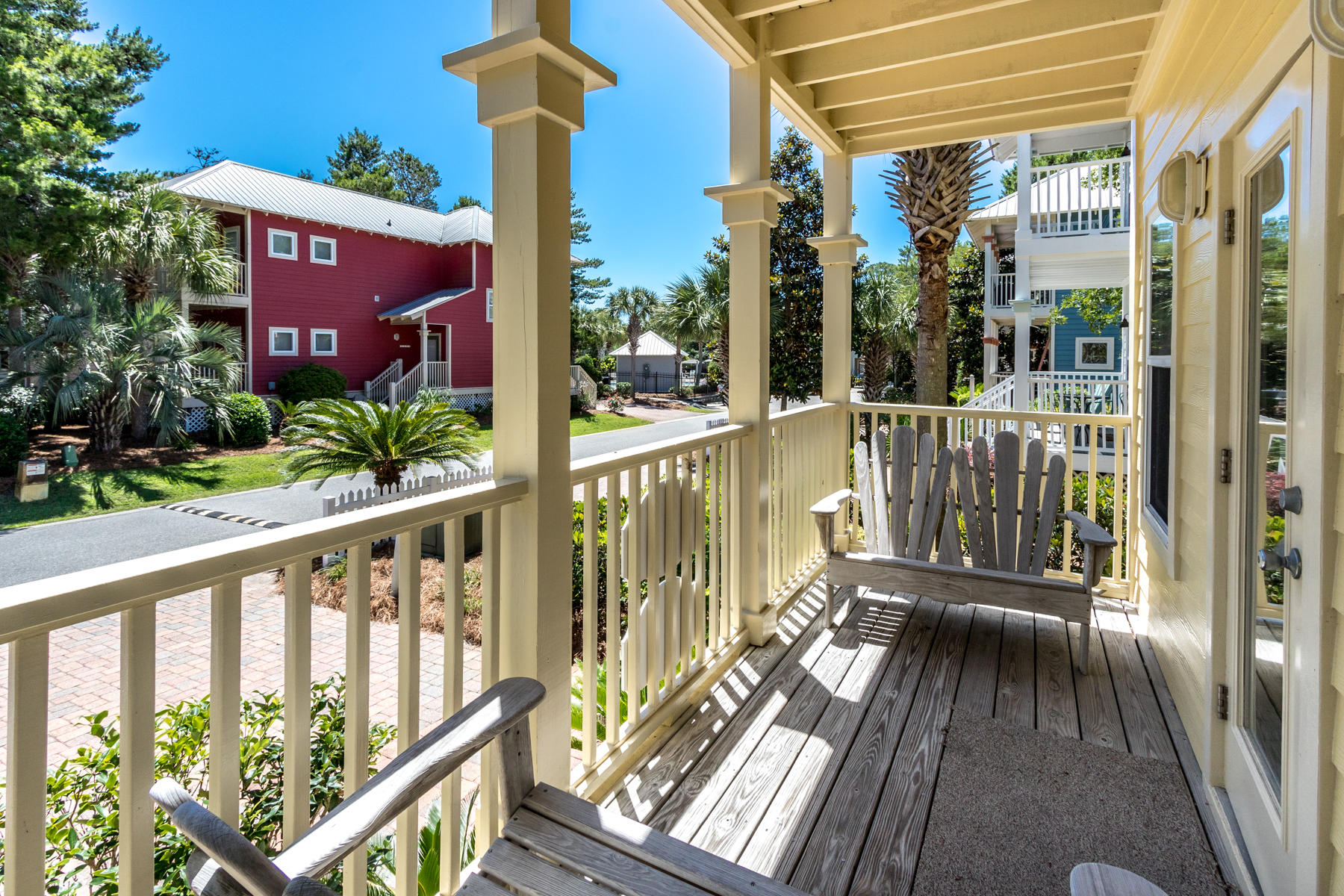 460 Hidden Lake Way Santa Rosa Beach, FL 32459 - Photo 11 of 40 a view of a balcony with wooden floor