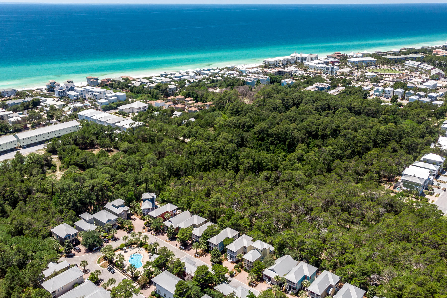460 Hidden Lake Way Santa Rosa Beach, FL 32459 - Photo 14 of 40 an aerial view of a house with a yard