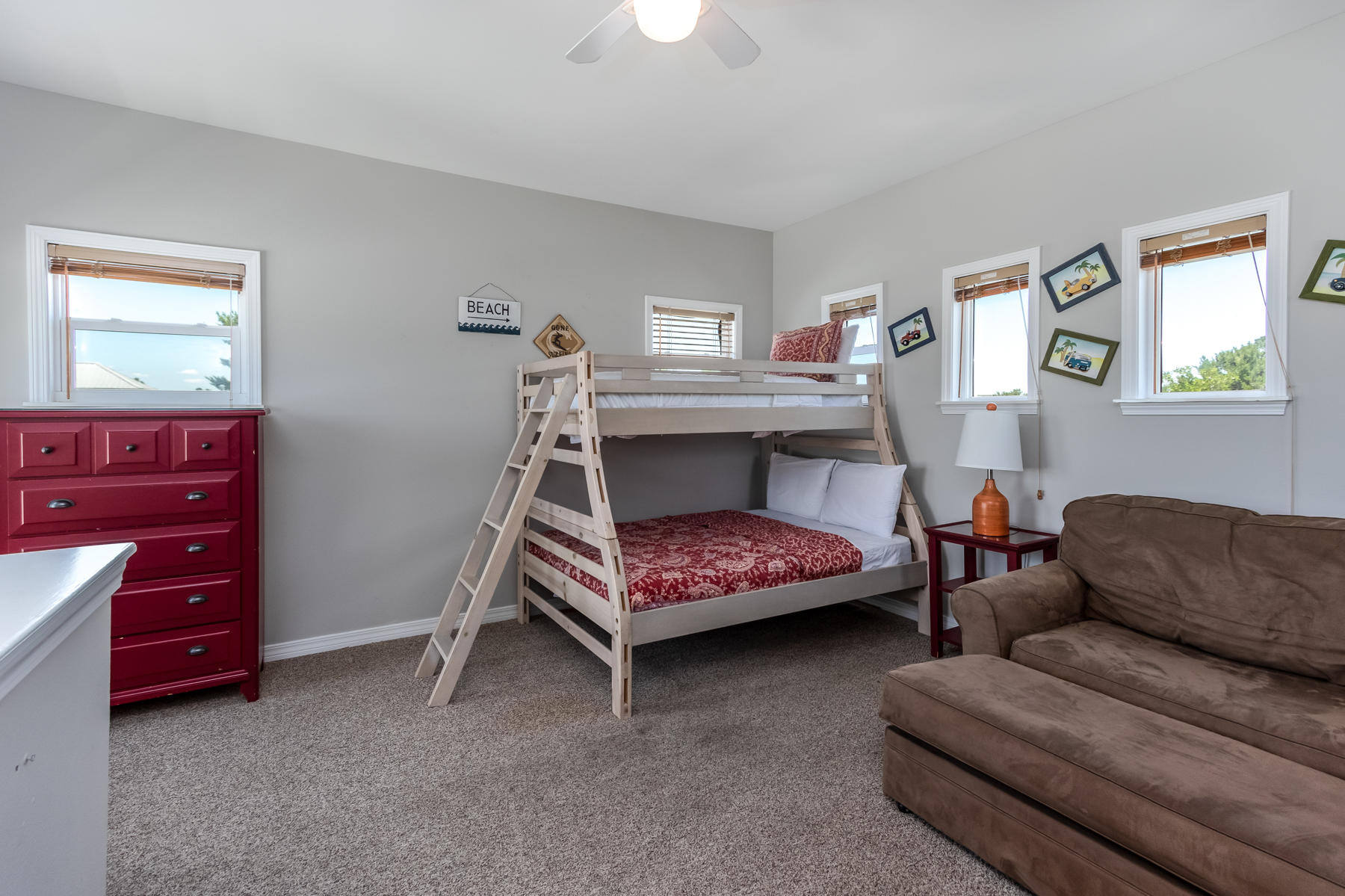 460 Hidden Lake Way Santa Rosa Beach, FL 32459 - Photo 28 of 40 a bedroom with a bed and a couch