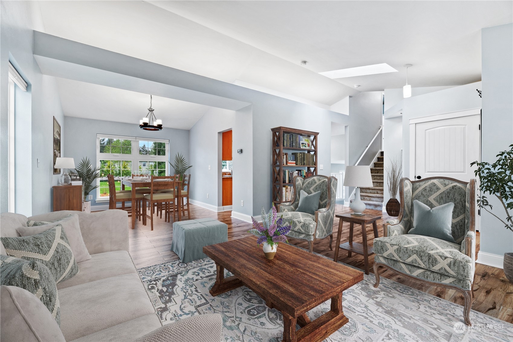 15014 Silver Firs Drive Everett, WA 98208 - Photo 5 of 30 a living room with furniture and wooden floor