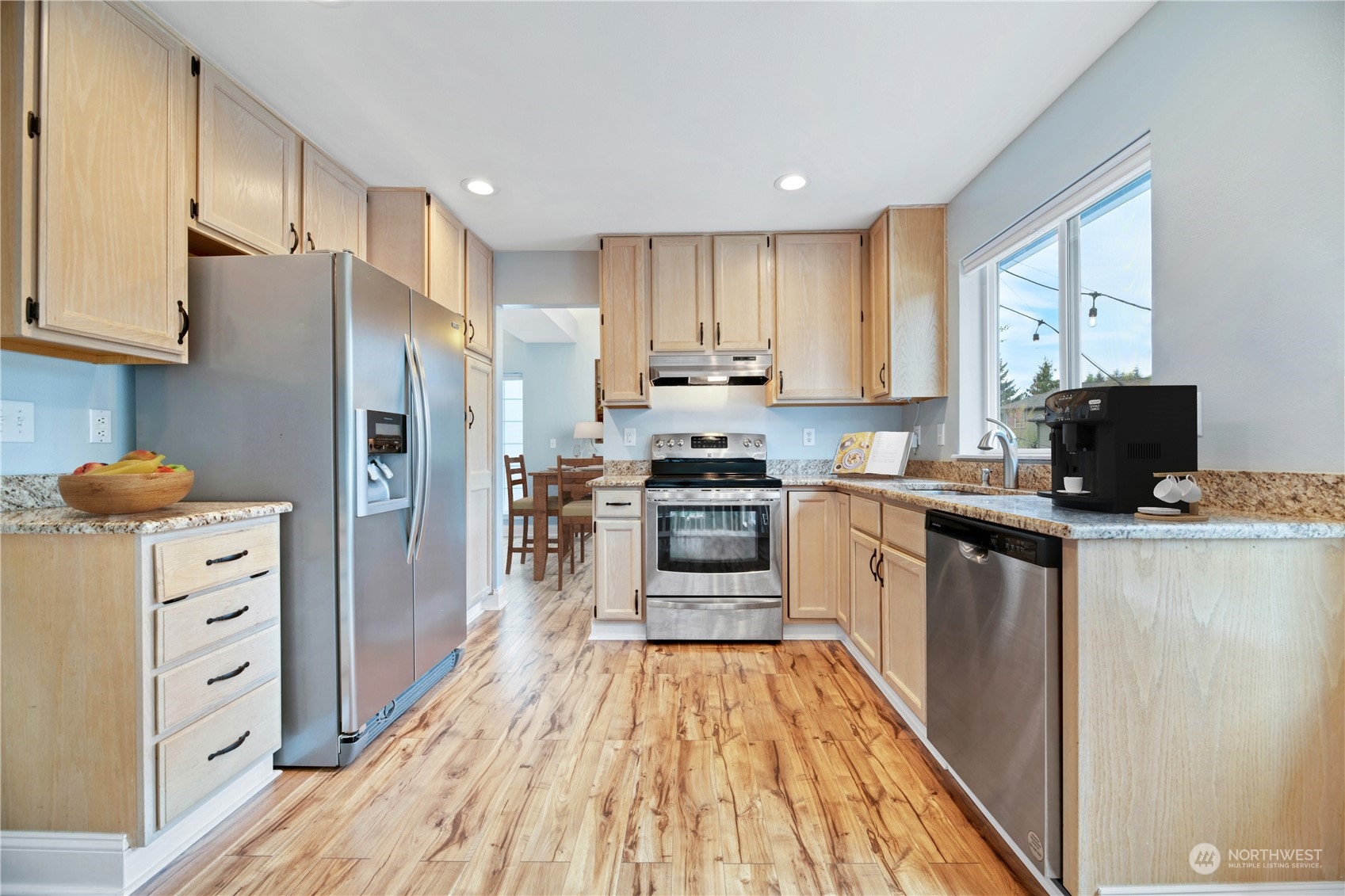 15014 Silver Firs Drive Everett, WA 98208 - Photo 8 of 30 a kitchen with stainless steel appliances a refrigerator stove and oven