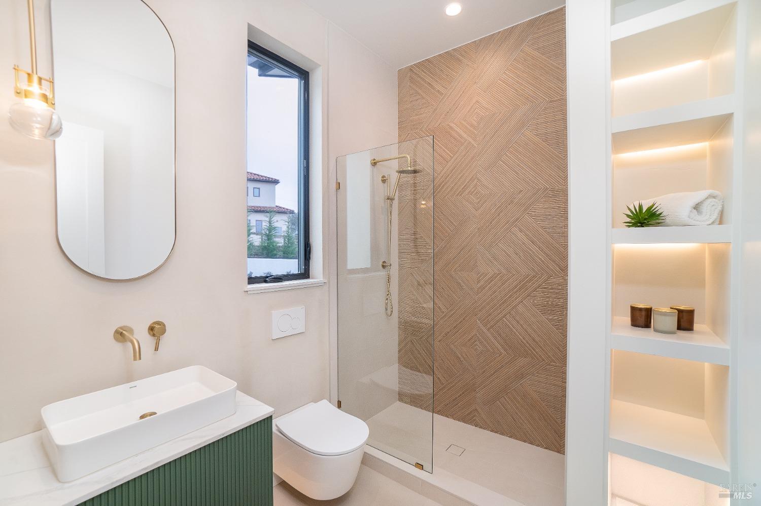 3921 Flintridge Drive Santa Rosa, CA 95403 - Photo 36 of 67 a bathroom with a sink toilet and shower