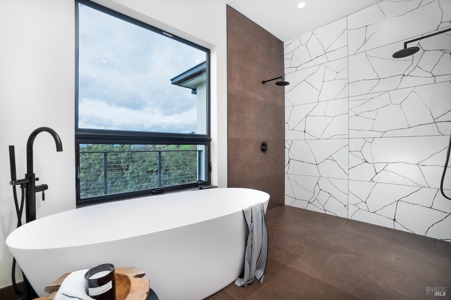 3921 Flintridge Drive Santa Rosa, CA 95403 - Photo 59 of 67 a view of a bath tub sitting in a bathroom