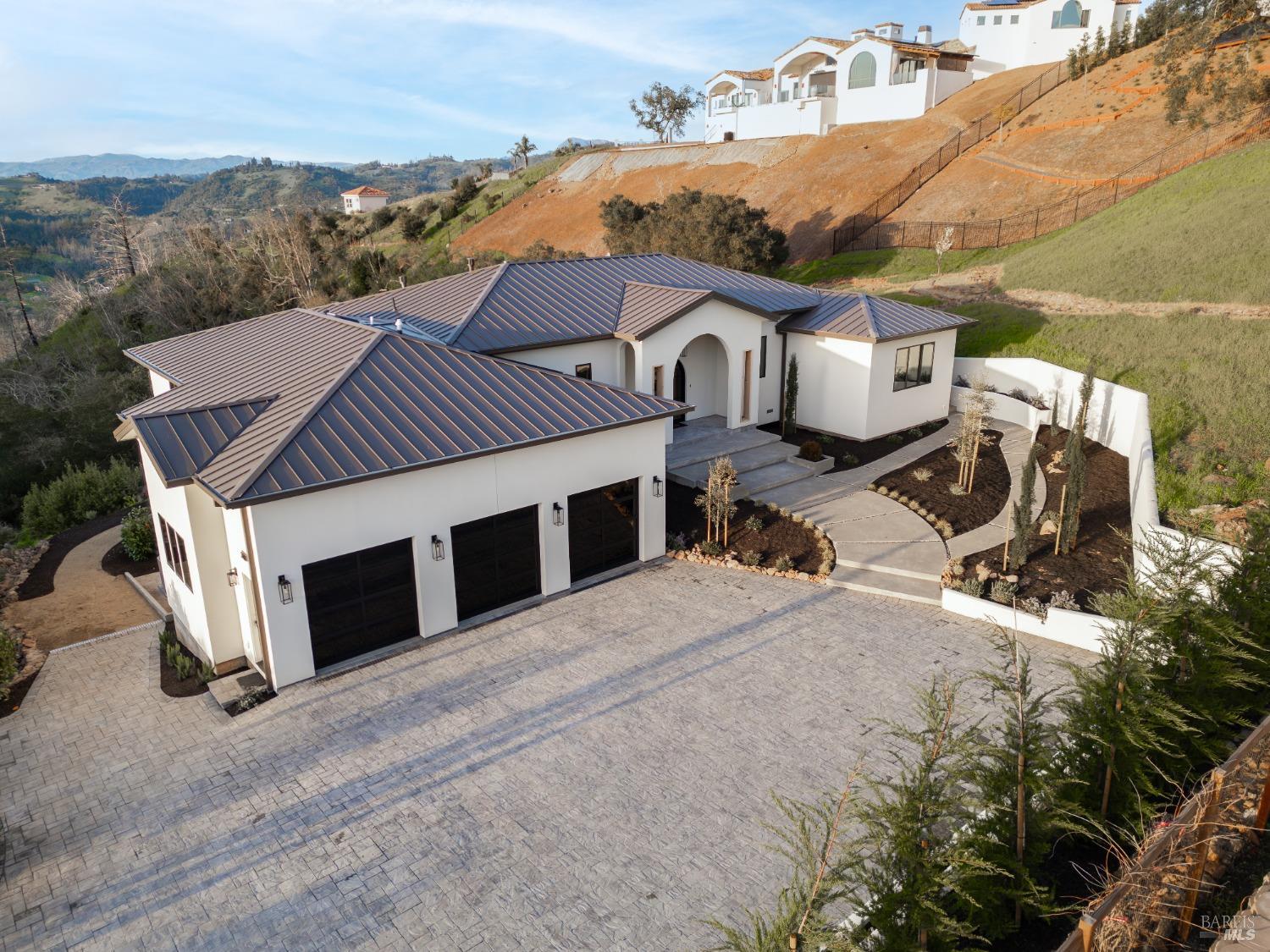 3921 Flintridge Drive Santa Rosa, CA 95403 - Photo 63 of 67 a view of a house with a yard from a terrace