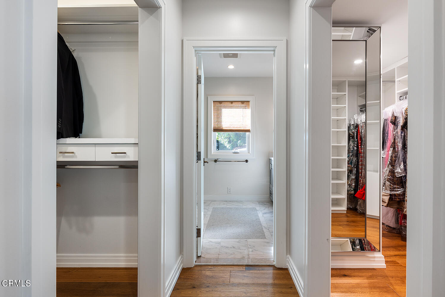 650 Westbridge Place Pasadena, CA 91105 - Photo 16 of 31 a view of walk in closet with clothes and shoes