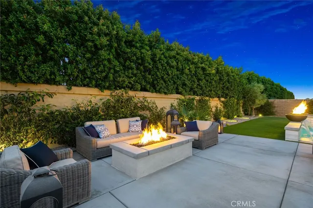 a view of a couches in a patio