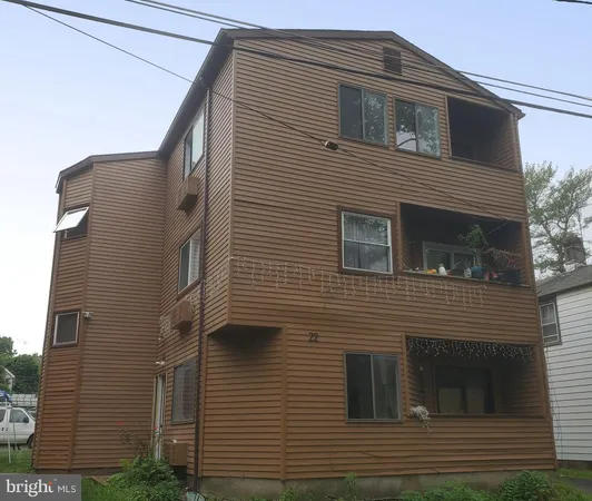a side view of a house