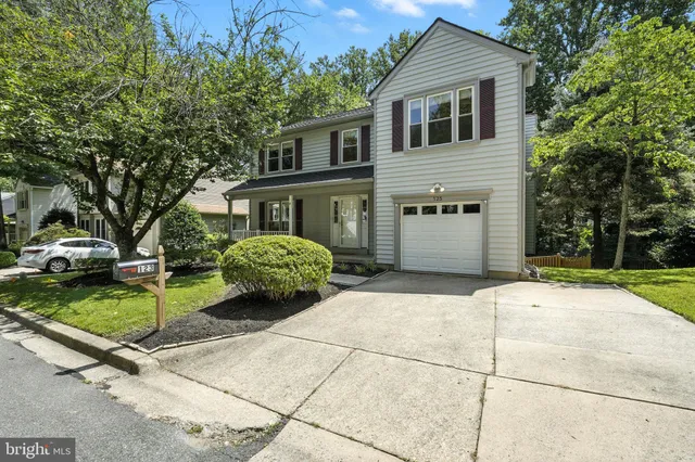 a house view with a garden space