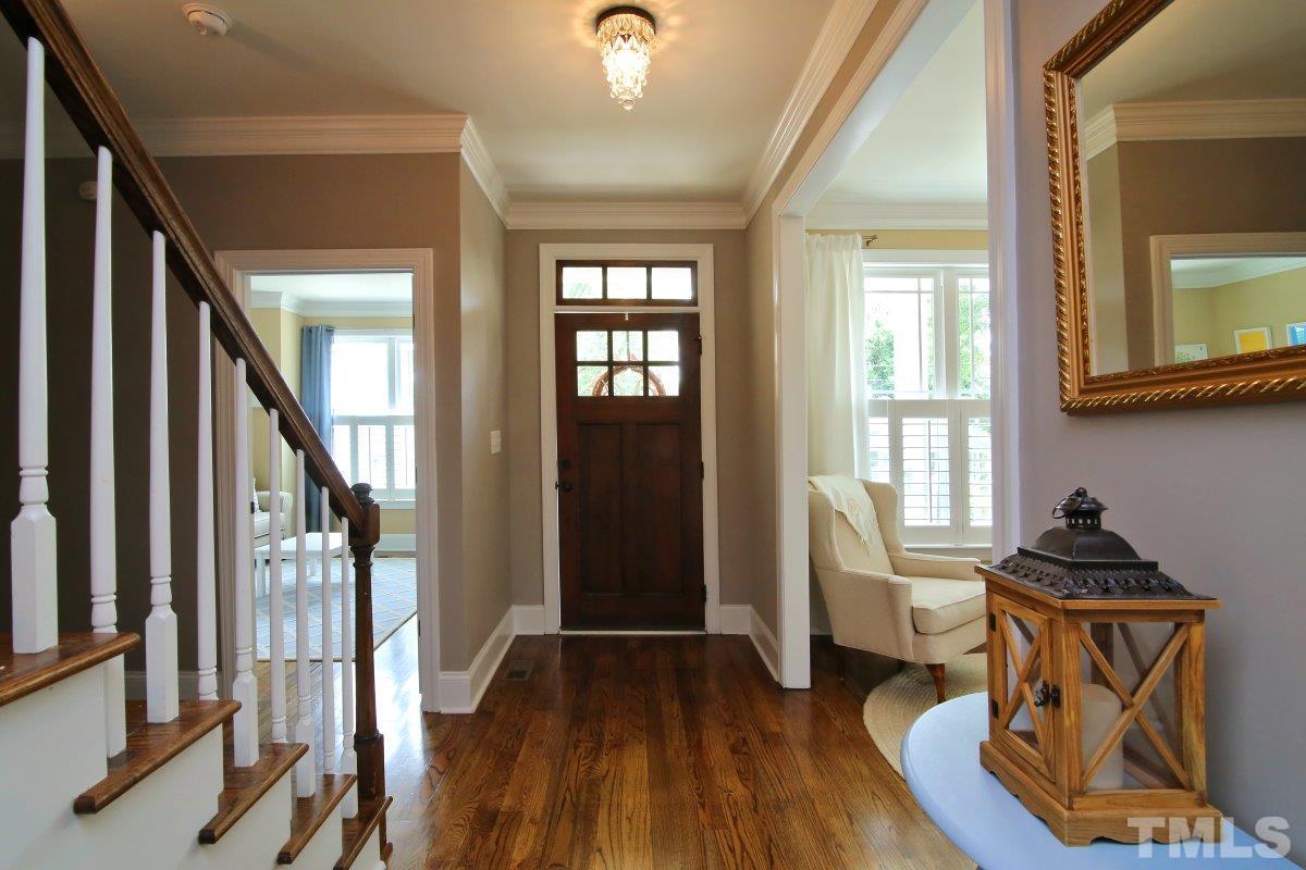 315 Georgetown Road Raleigh, NC 27608 - Photo 3 of 24 Gorgeous hardwoods welcome you