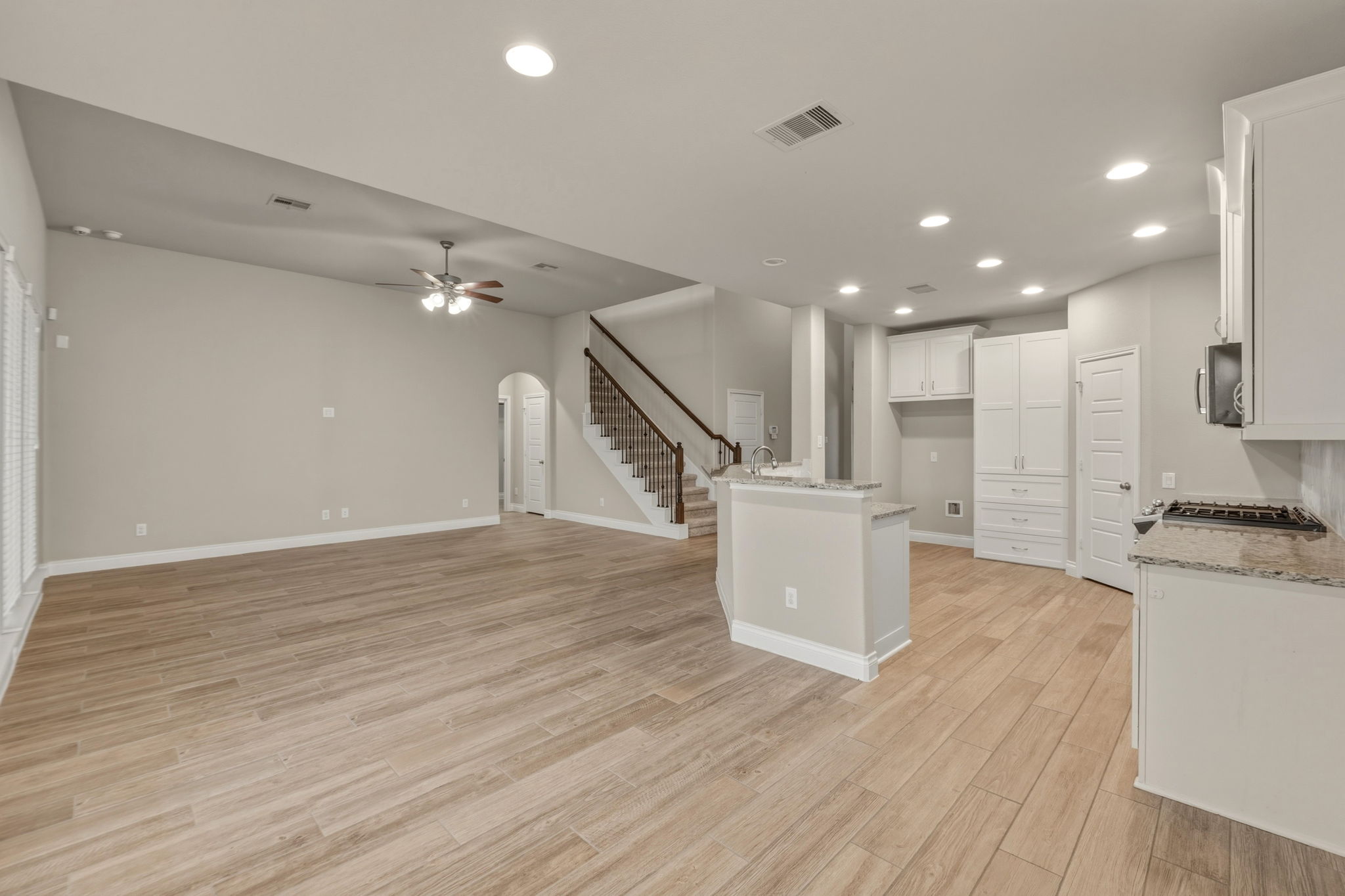 1320 Low Branch Lane Leander, TX 78641 - Photo 38 of 38 a view of kitchen with furniture and wooden floor
