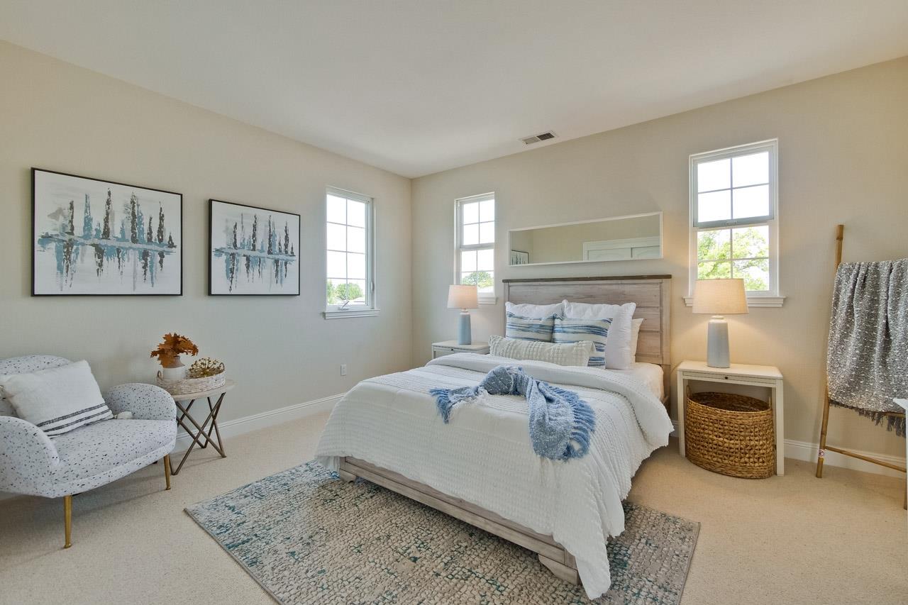 1663 Samedra Street Sunnyvale, CA 94087 - Photo 48 of 79 a bedroom with a bed and wooden floor