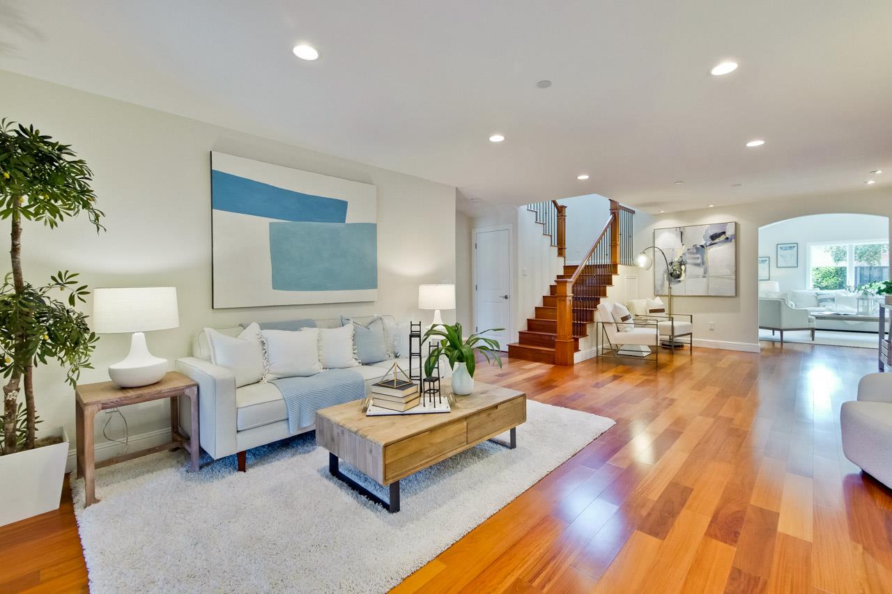 1663 Samedra Street Sunnyvale, CA 94087 - Photo 6 of 79 a living room with furniture and a wooden floor