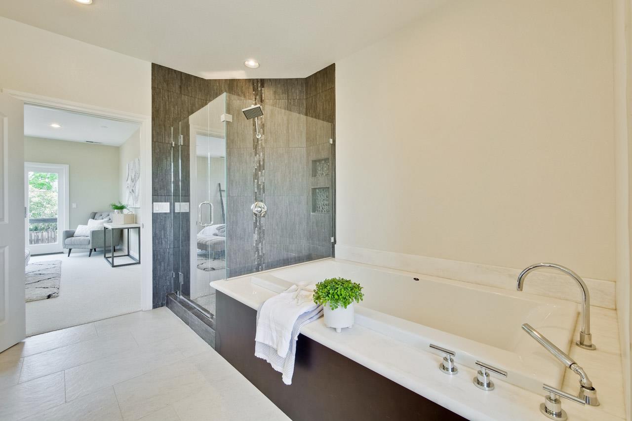 1663 Samedra Street Sunnyvale, CA 94087 - Photo 65 of 79 a bathroom with a bathtub and shower
