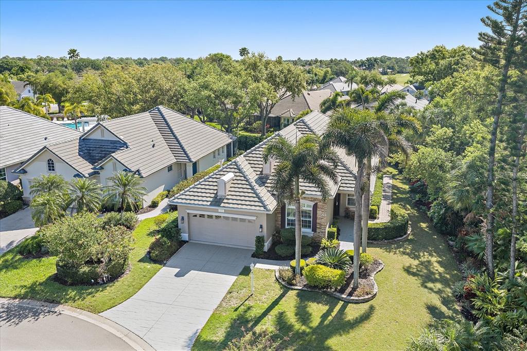 7825 Troon Court Lakewood Ranch, FL 34202 - Photo 2 of 40 an aerial view of a house