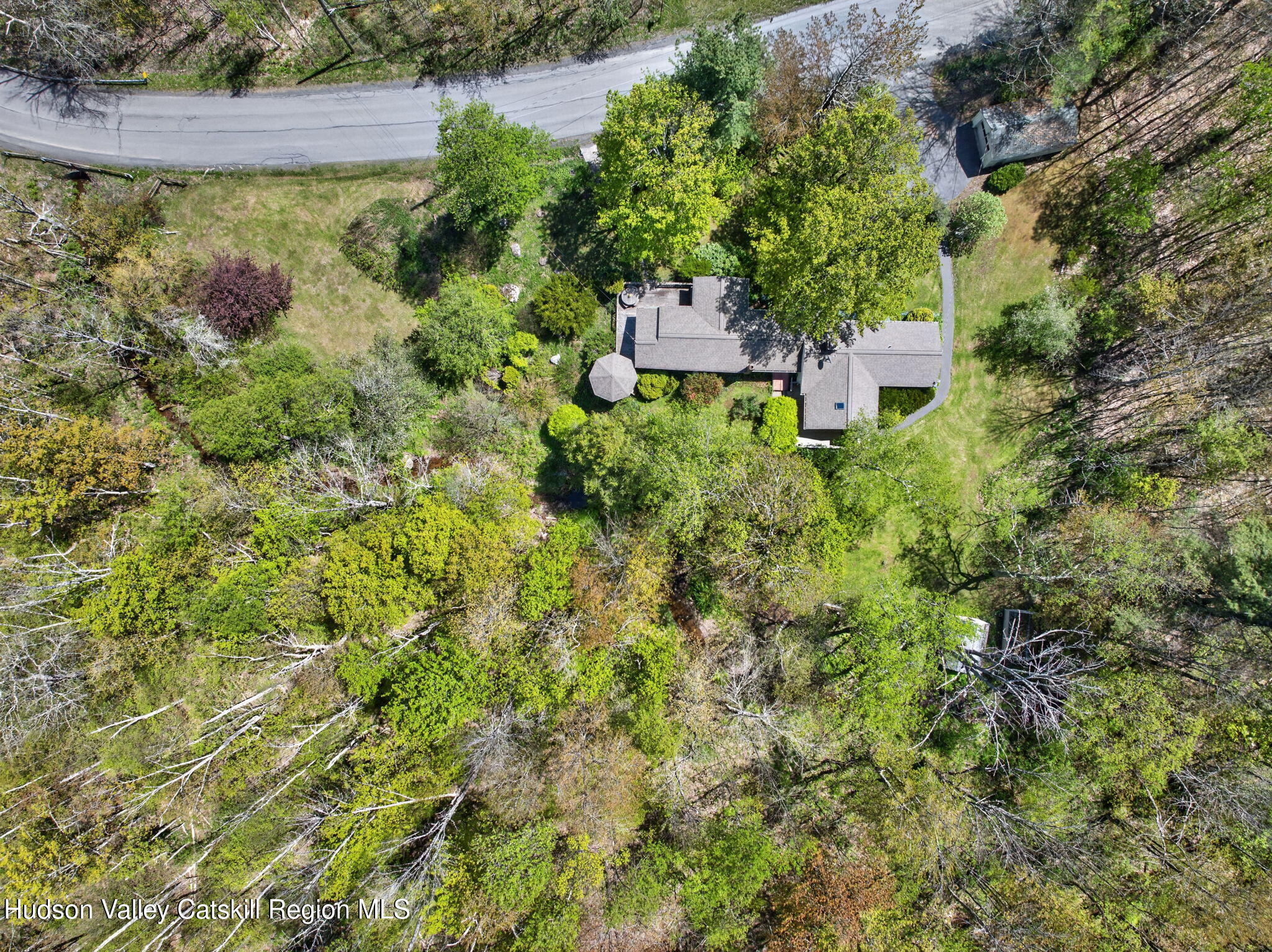 689 Old Road Windham, NY 12496 - Photo 41 of 42 a view of a house with a yard
