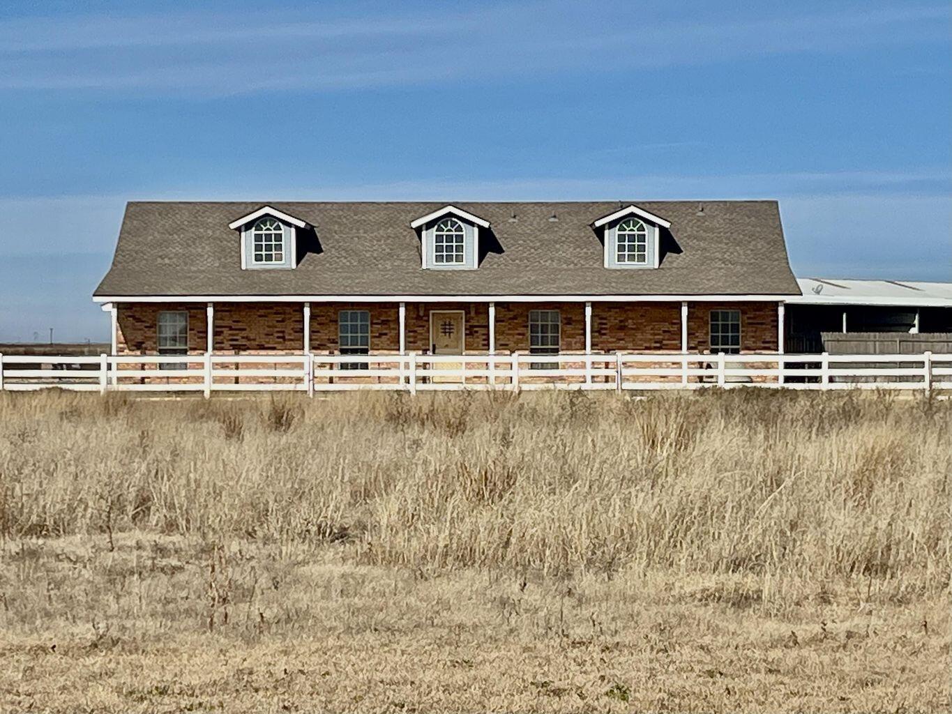 1492 Co Road Hale Center, TX 79041 - Photo 36 of 64 a view of a house with a swimming pool