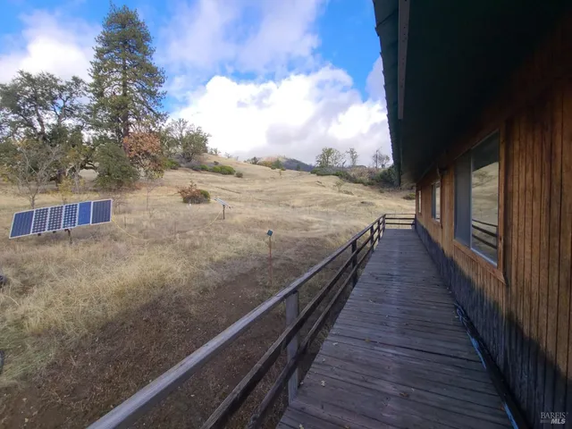 a view of balcony and deck
