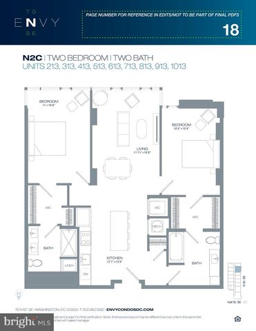 $909,900 | 70 N Street Southeast, Unit 613, Washington, DC 20003