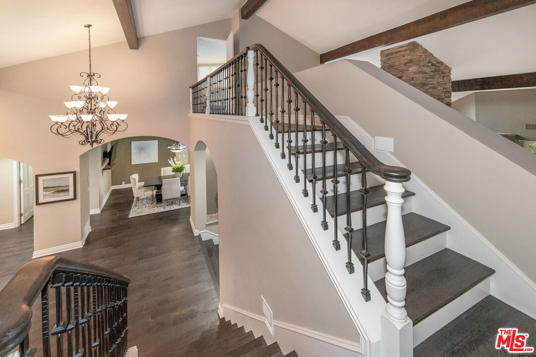 4500 Park Serena Calabasas, CA 91302 - Photo 24 of 34 a view of entryway and hall with wooden floor