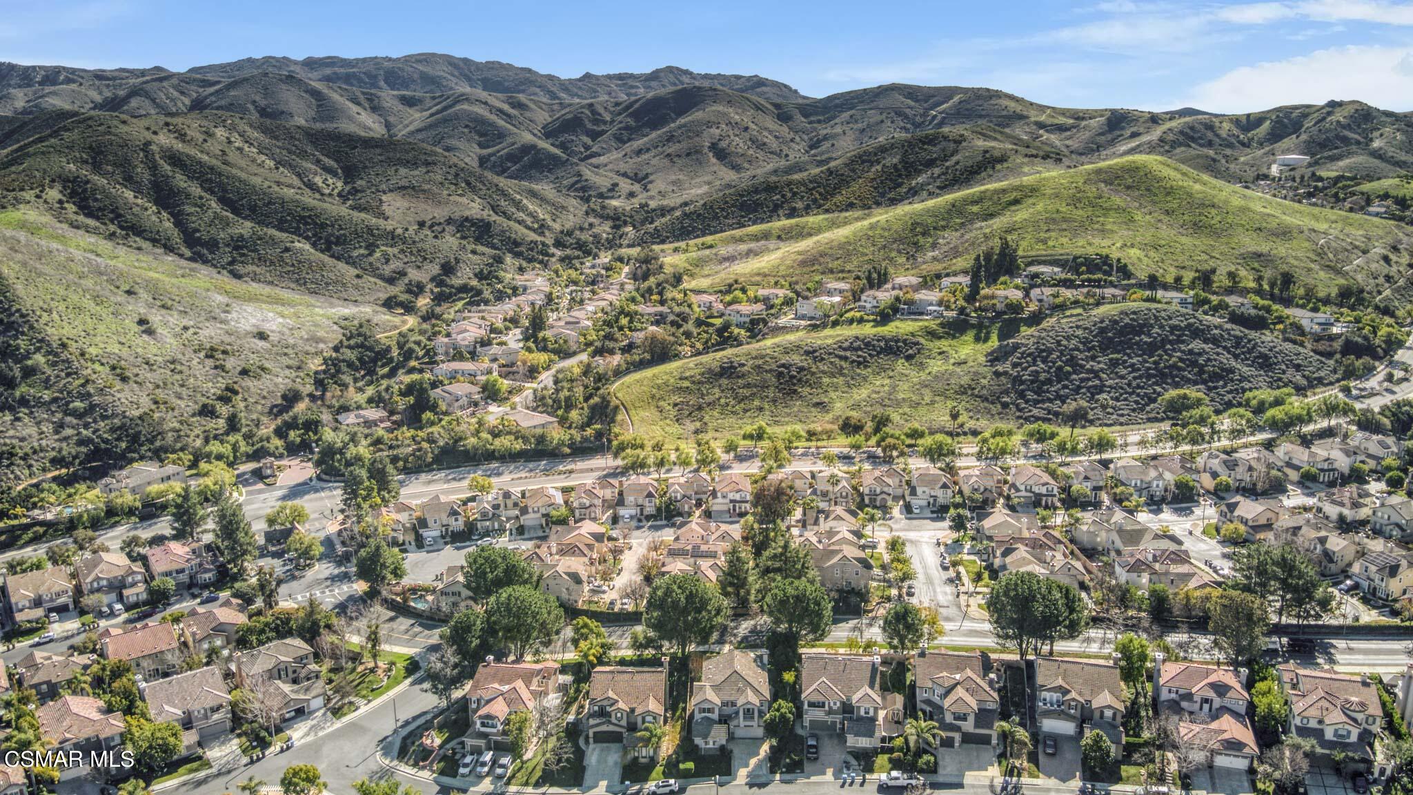 476 Woodland Road Simi Valley, CA 93065 - Photo 9 of 41 a view of a city with mountains in the background