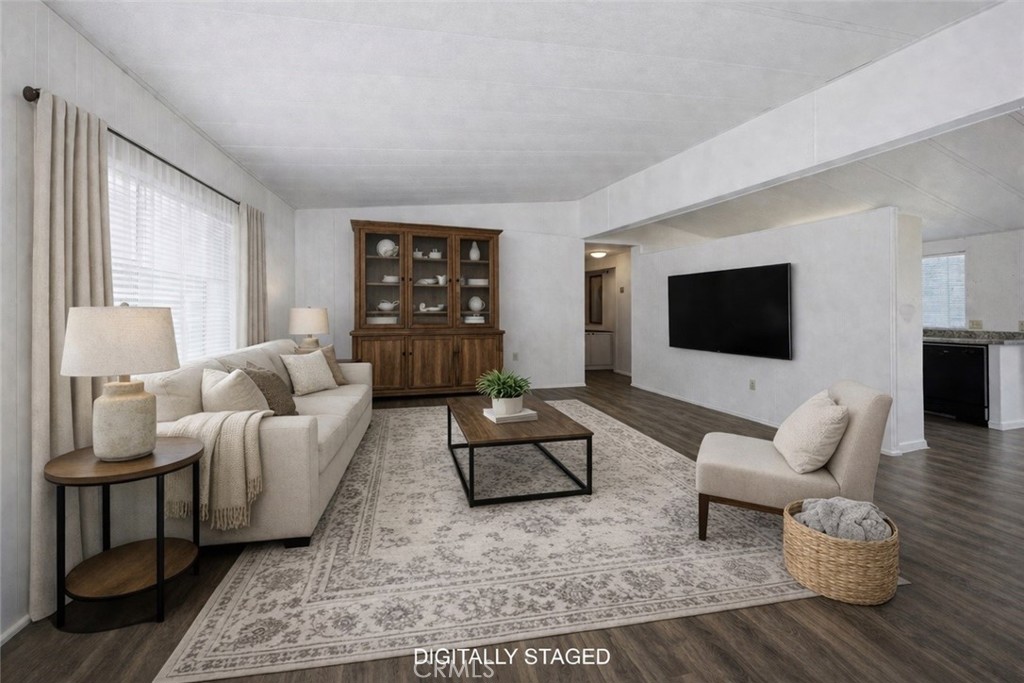 3795 Spring Valley Road Clearlake Oaks, CA 95423 - Photo 6 of 31 a living room with furniture and a flat screen tv