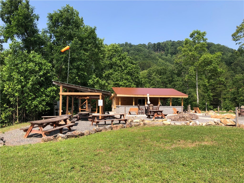 51-52a Staghorn Road Purlear, NC 28665 - Photo 47 of 50 a view of a patio with furniture and a yard