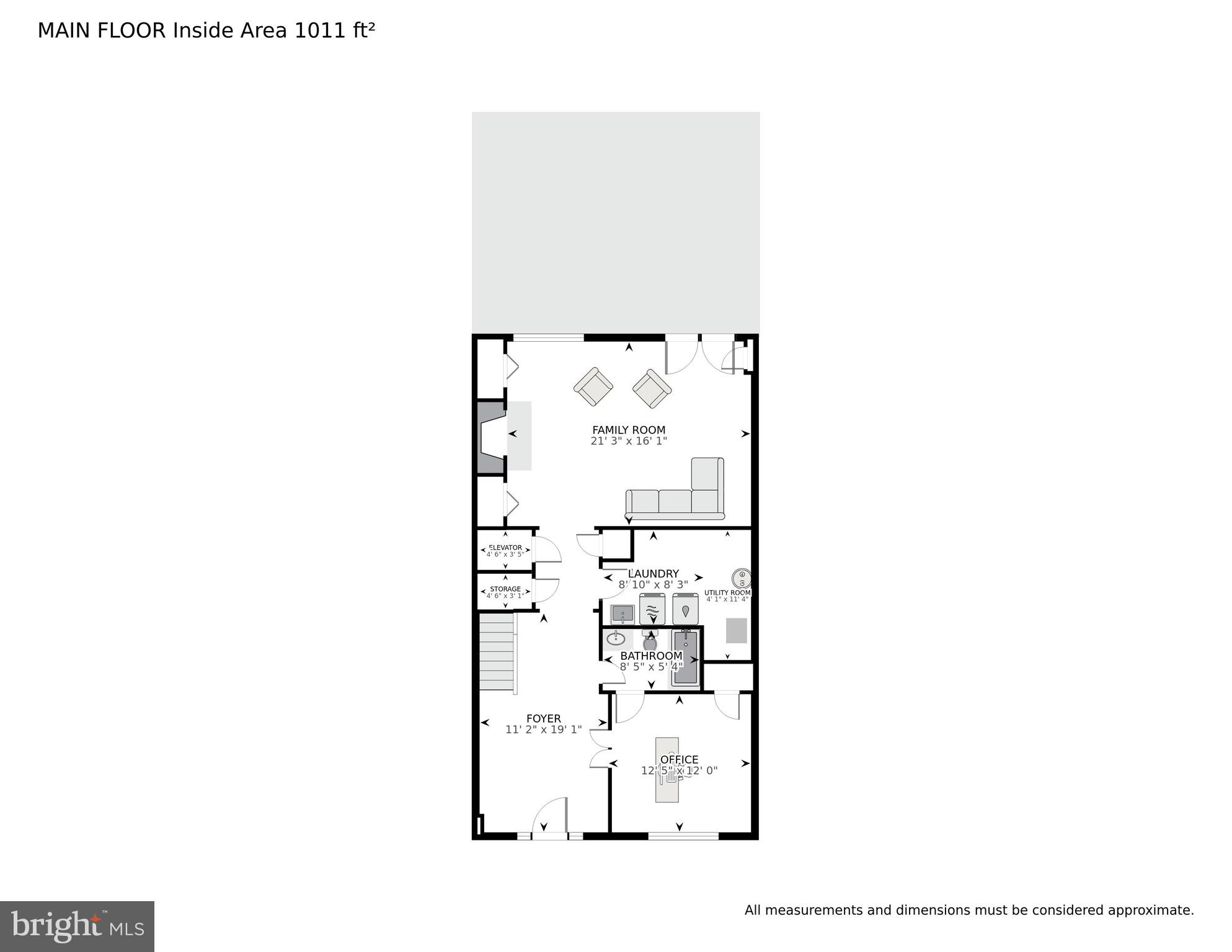 2334 South Rolfe Street Arlington, VA 22202 - Photo 32 of 35 Lower Level Floor Plan