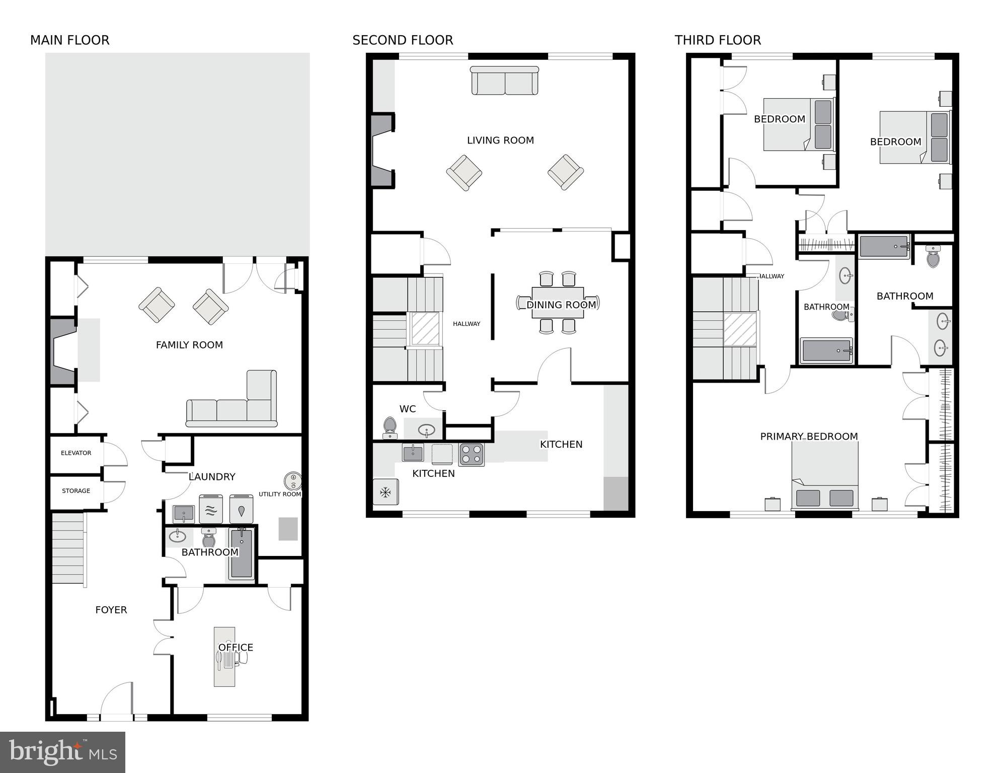 2334 South Rolfe Street Arlington, VA 22202 - Photo 35 of 35 Floor Plan