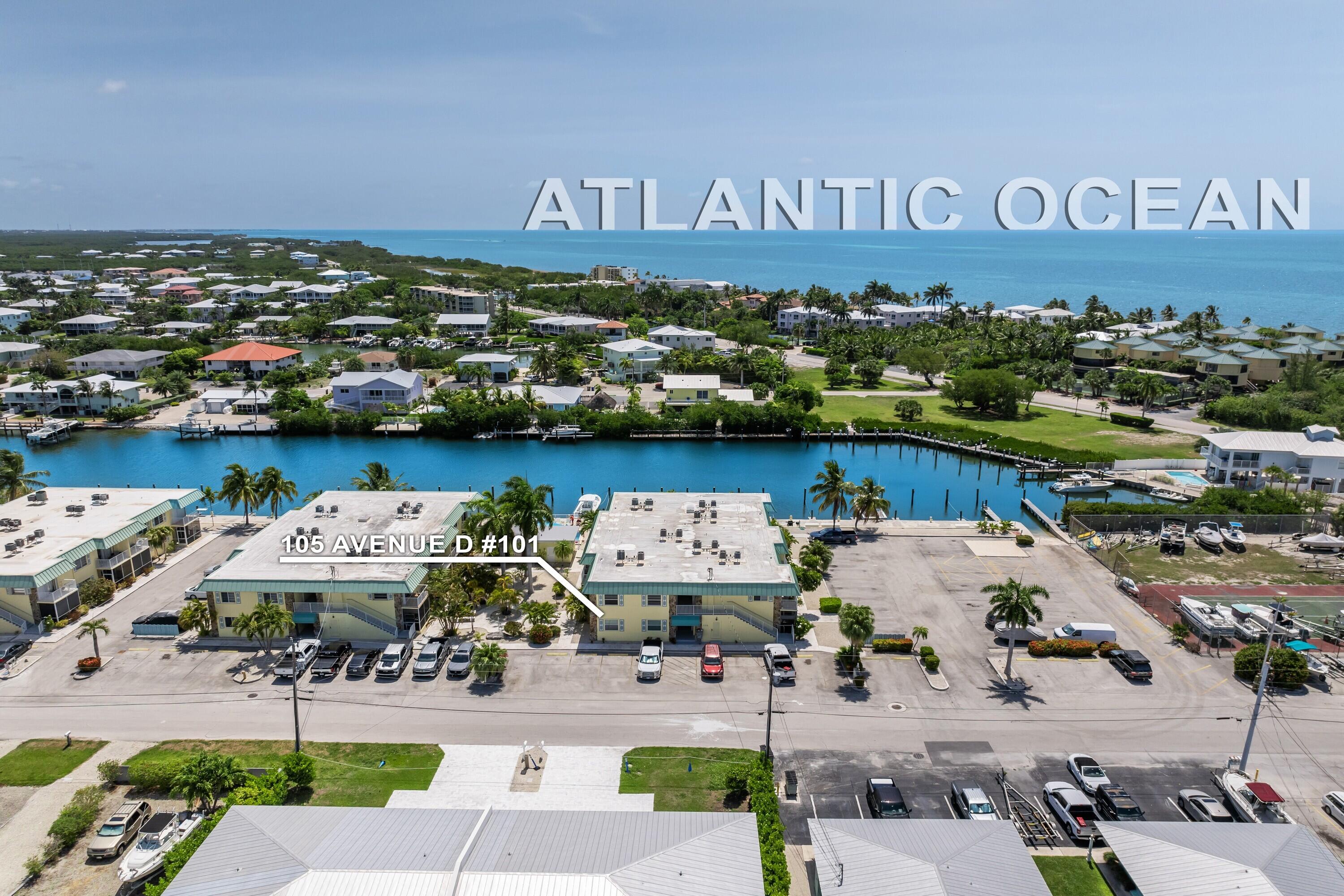 105 Ave D, Unit 101 Marathon, FL 33050 - Photo 30 of 32 an aerial view of a city