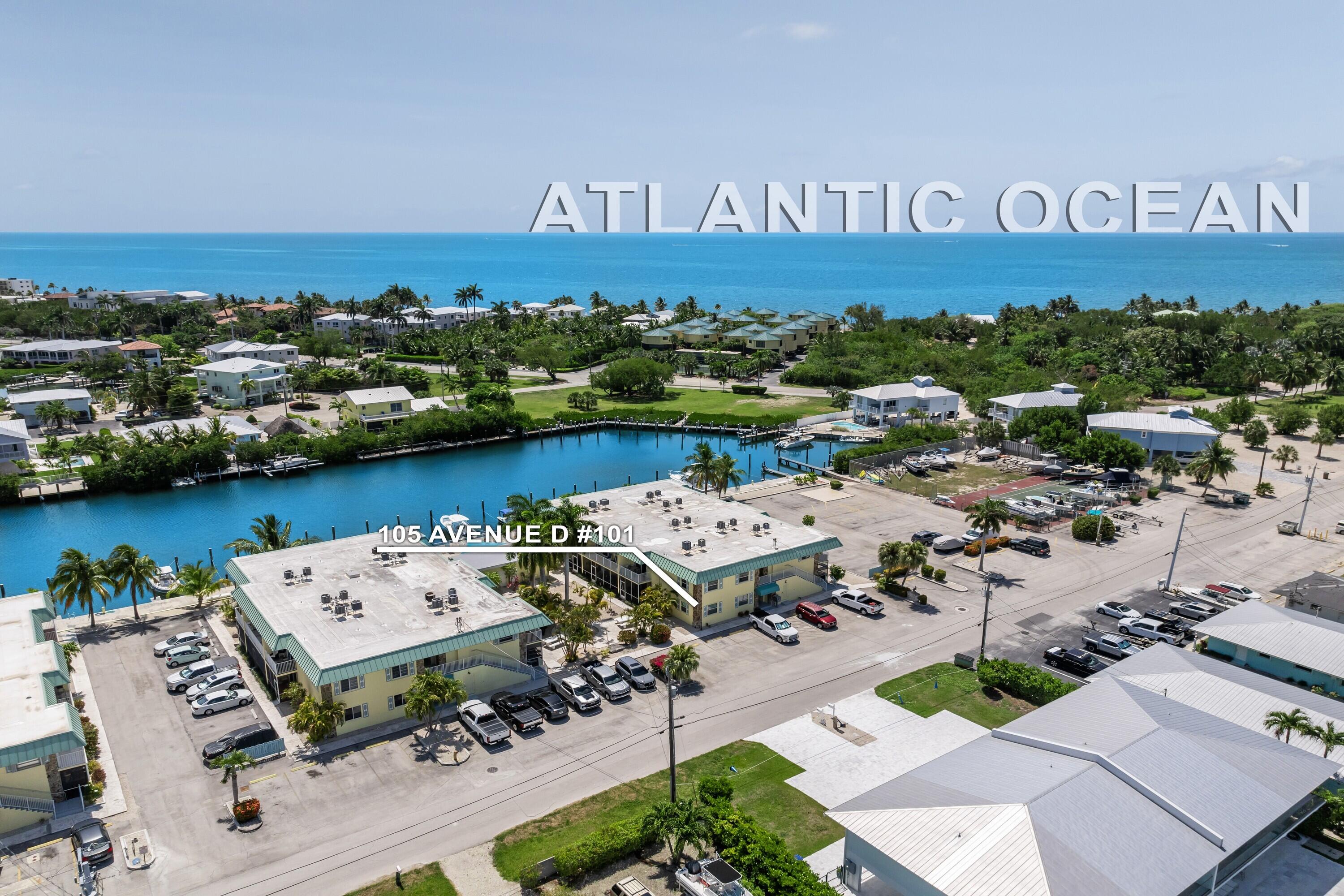 105 Ave D, Unit 101 Marathon, FL 33050 - Photo 31 of 32 an aerial view of a city