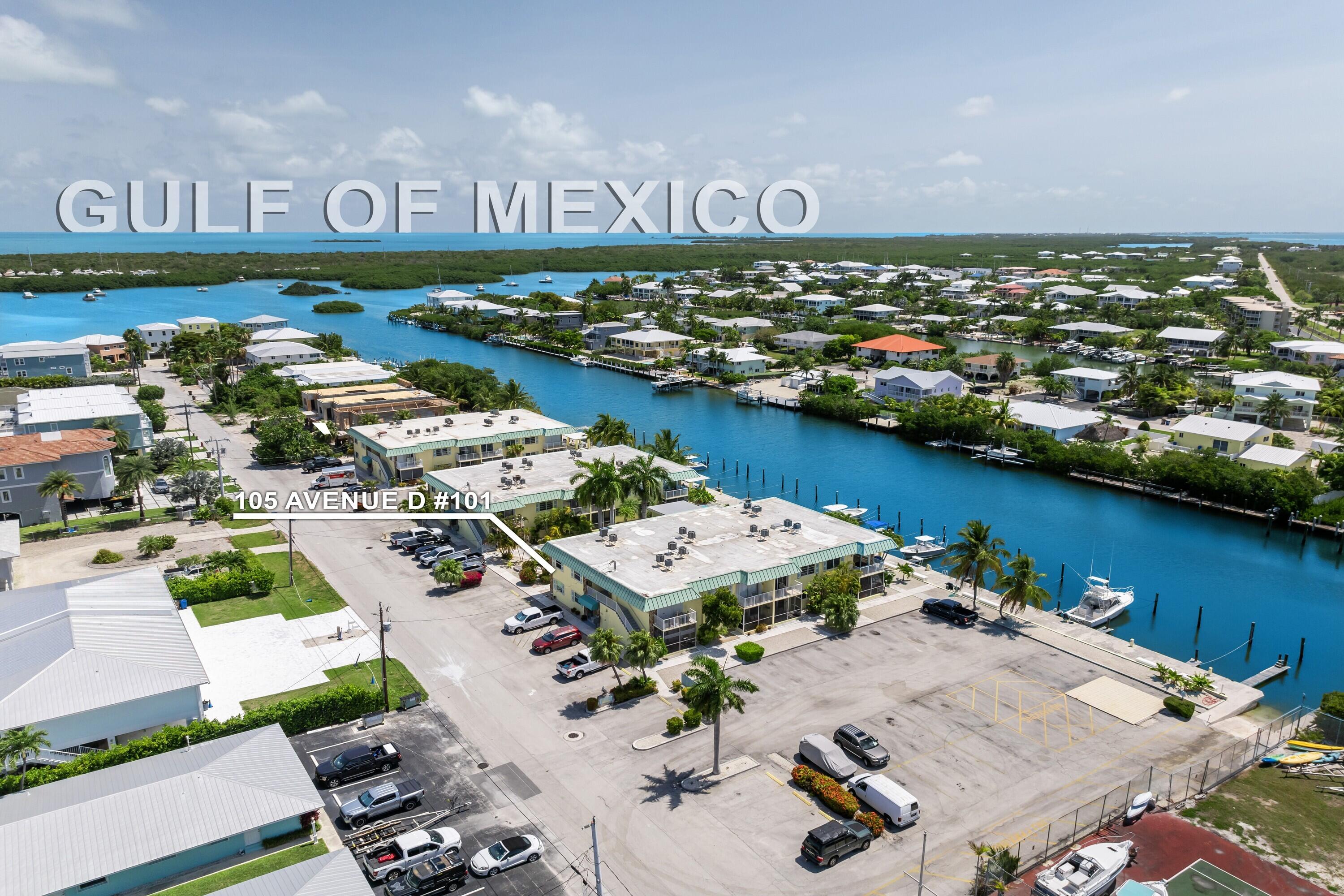 105 Ave D, Unit 101 Marathon, FL 33050 - Photo 32 of 32 an aerial view of a city